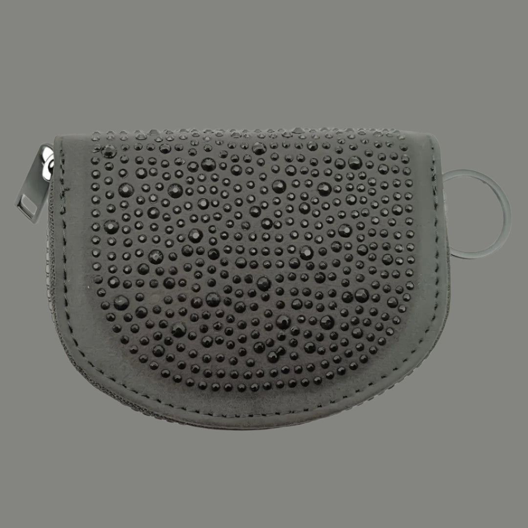Black Curved Wallet – Hot Diamond Pouch Black Infinite Avenue