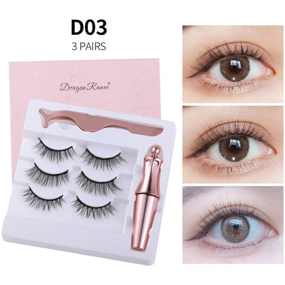 Magnetic Eyeliner & Eyelash Set with Tweezer – Long Lasting - Infinite Avenue