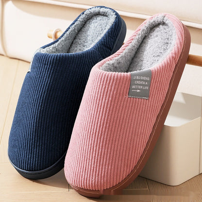 Wear-resistant Non-Slip Cotton Indoor Slippers - Infinite Avenue