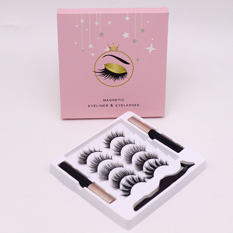 Magnetic Eyelashes & Eyeliner Set – Reusable, Waterproof Extensions - Infinite Avenue