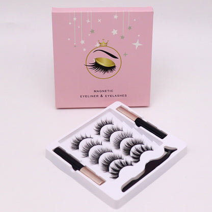 Magnetic Eyelashes & Eyeliner Set – Reusable, Waterproof Extensions - Infinite Avenue