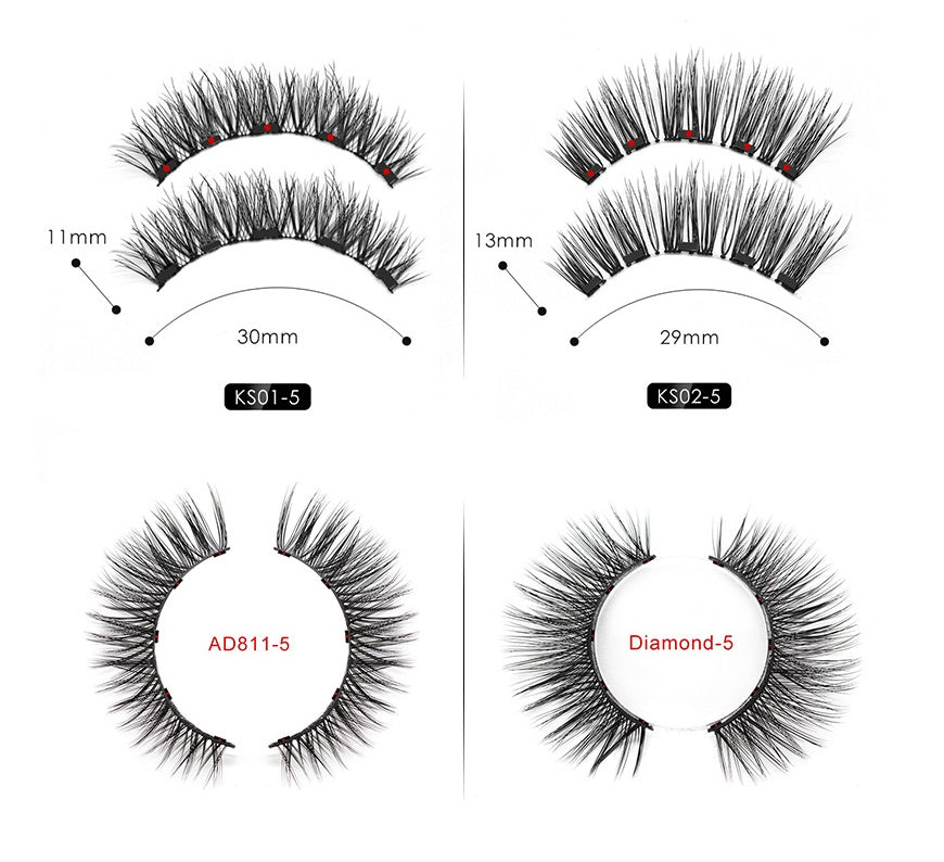 Magnetic Eyeliner & Eyelash Set with Tweezer – Long Lasting - Infinite Avenue