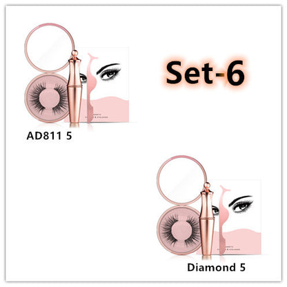 Magnetic Eyeliner & Eyelash Set with Tweezer – Long Lasting - Infinite Avenue