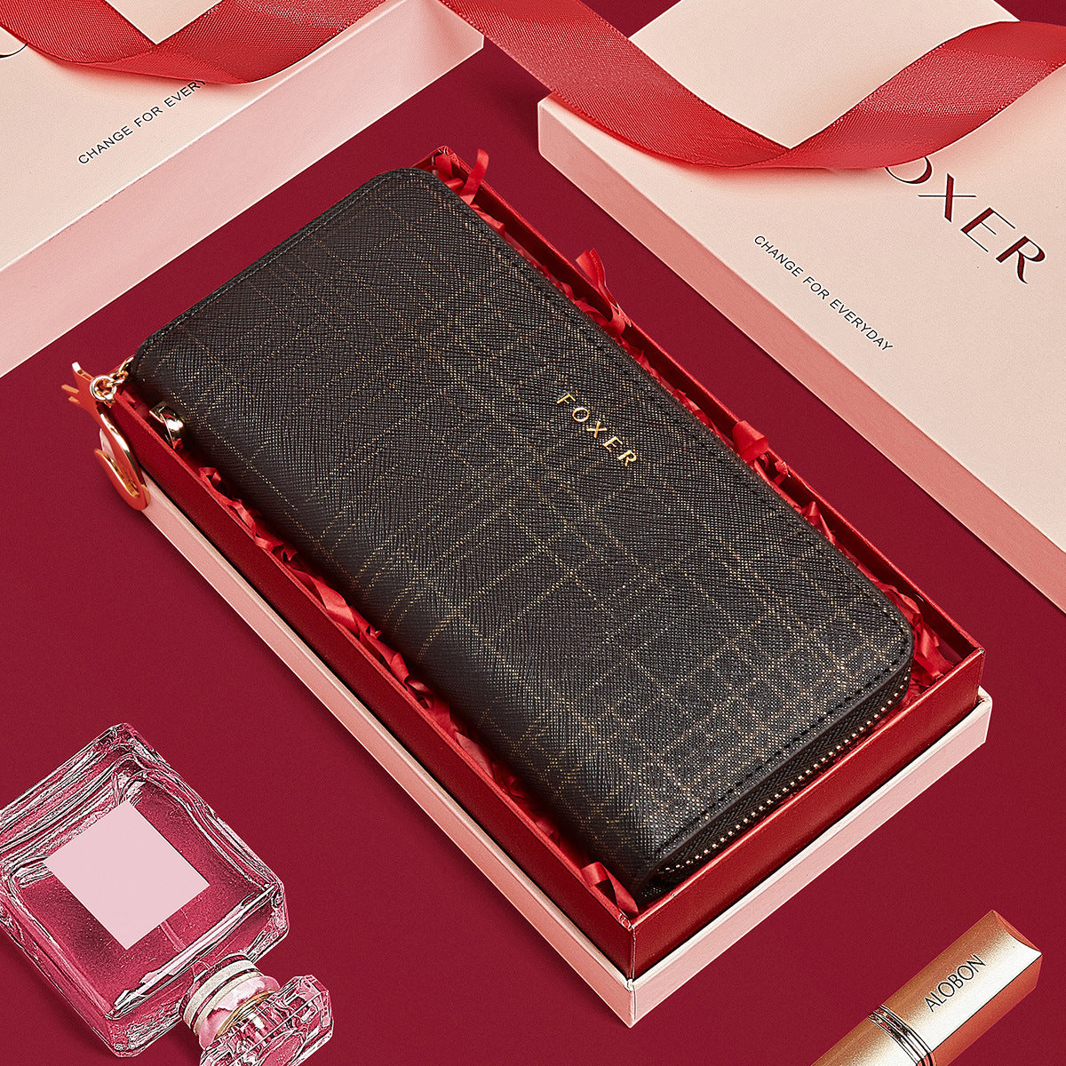 Women's Light Luxury Coin Purse – Multiple Card Slots, Long Clutch Infinite Avenue