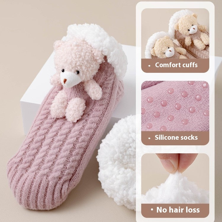 Women's Thick Fleece-Lined Lambswool Winter Socks Infinite Avenue