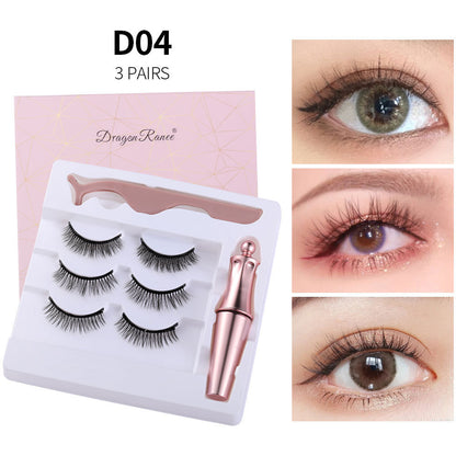 Magnetic Eyeliner & Eyelash Set with Tweezer – Long Lasting - Infinite Avenue