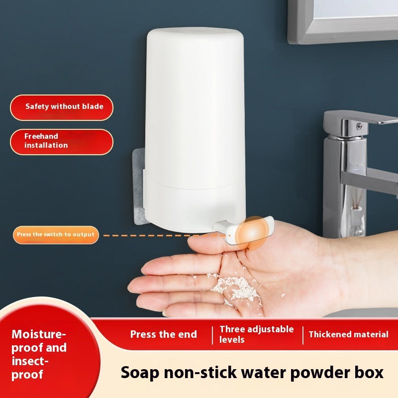 Soap Grinder Dispenser Soap Box Wall Mounted Dry Organizer Box Soap Powder Grinding Box For Restaurant Kitchen Office Gyms Hotel - Infinite Avenue