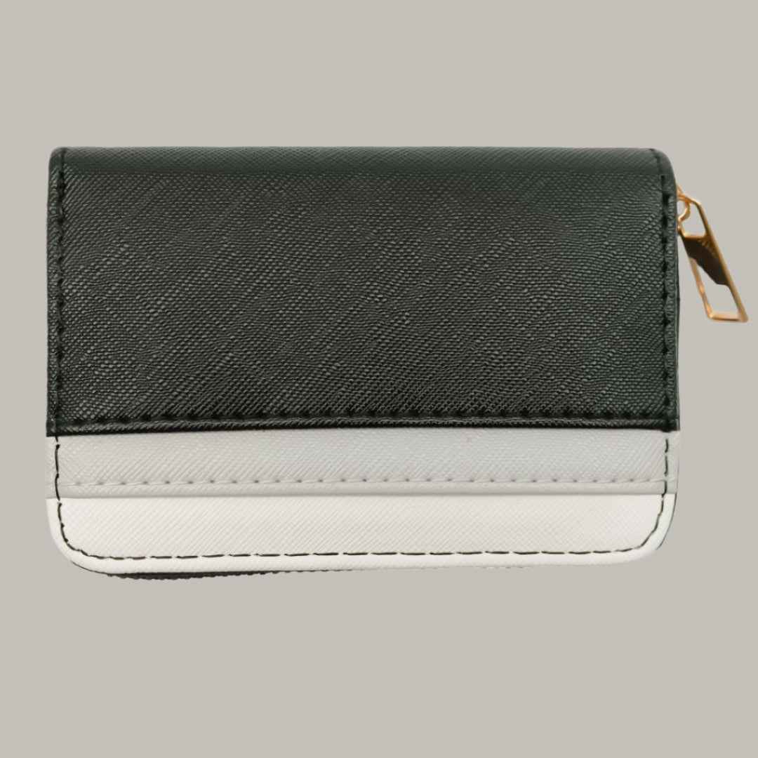 Fabric Card Holder Wallet – Stylish & Durable Organizer Black Infinite Avenue