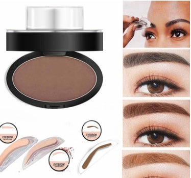 Eyebrow Stamp & Stencil Kit – Waterproof Brow Makeup Enhancer - Infinite Avenue