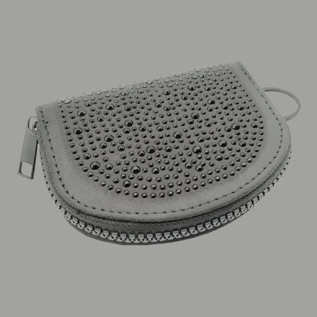 Black Curved Wallet – Hot Diamond Pouch Infinite Avenue