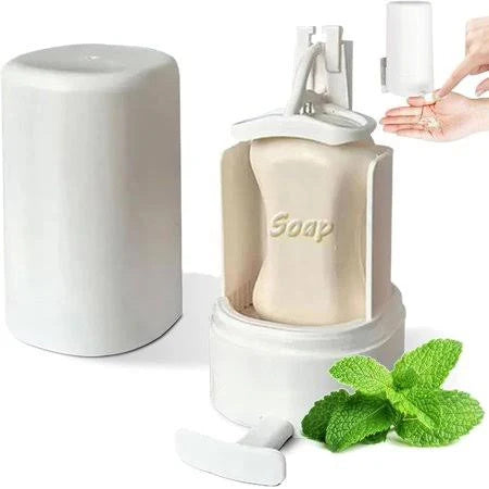 Soap Grinder Dispenser Soap Box Wall Mounted Dry Organizer Box Soap Powder Grinding Box For Restaurant Kitchen Office Gyms Hotel - Infinite Avenue