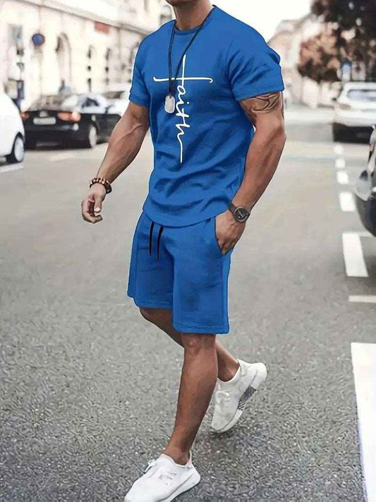 Casual 3D Print Sports Suit - Infinite Avenue