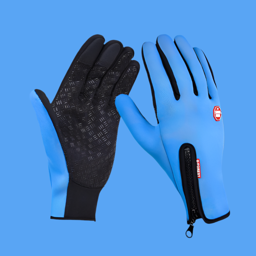 Winter Touchscreen Motorcycle Gloves – Waterproof & Fleece-Lined - Infinite Avenue