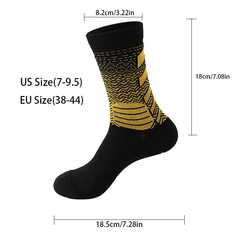 5 Pairs Men's Athletic Socks – Cushioned, Breathable & Non-Slip Infinite Avenue