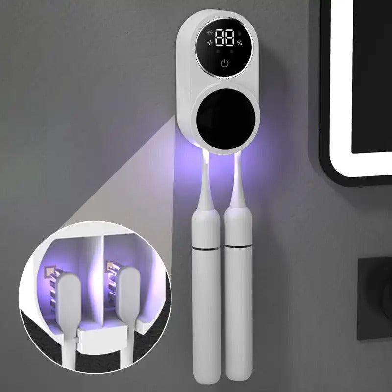 Portable UV Toothbrush Sanitizer & Holder – Travel Accessory - Infinite Avenue